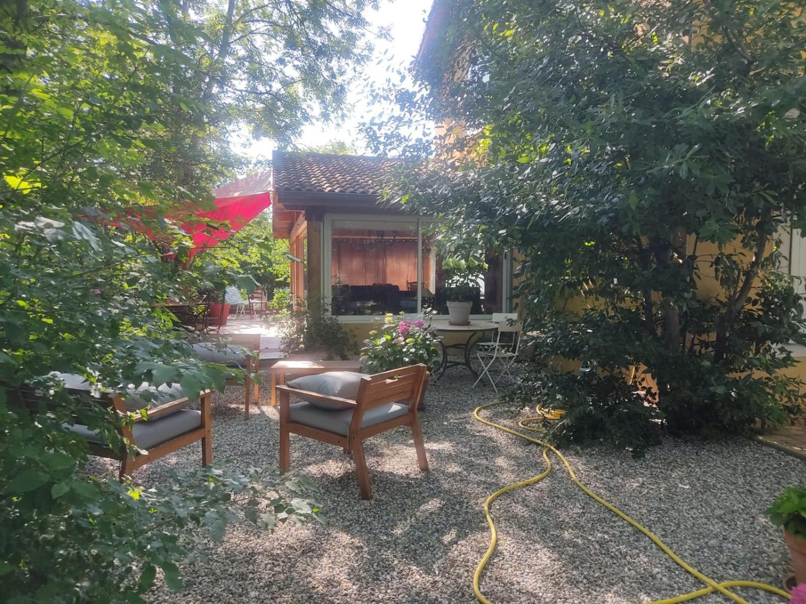 La Frenaie Acomodação com café da manhã Saint-Cyr-sur-le-Rhone Exterior foto